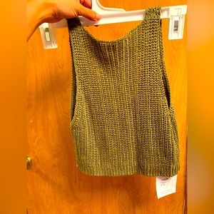 Brand New Crochet Crop Top